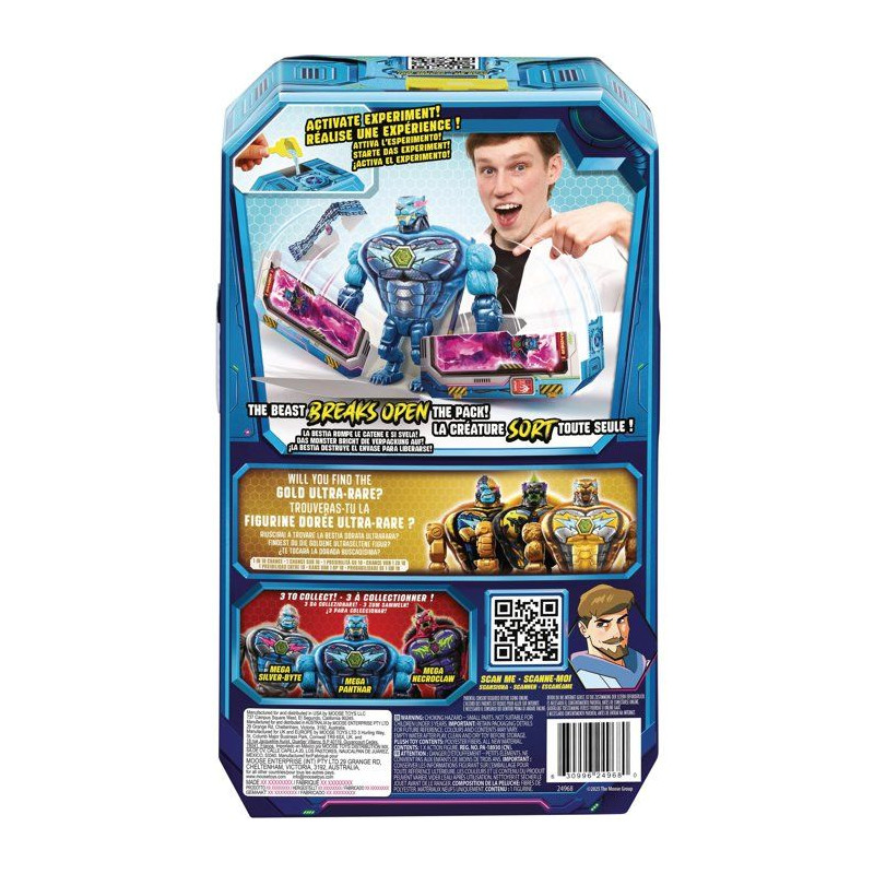 Figurine géante - MRBEAST LAB - Mega Mutator Panthar - 23 cm - Effet
