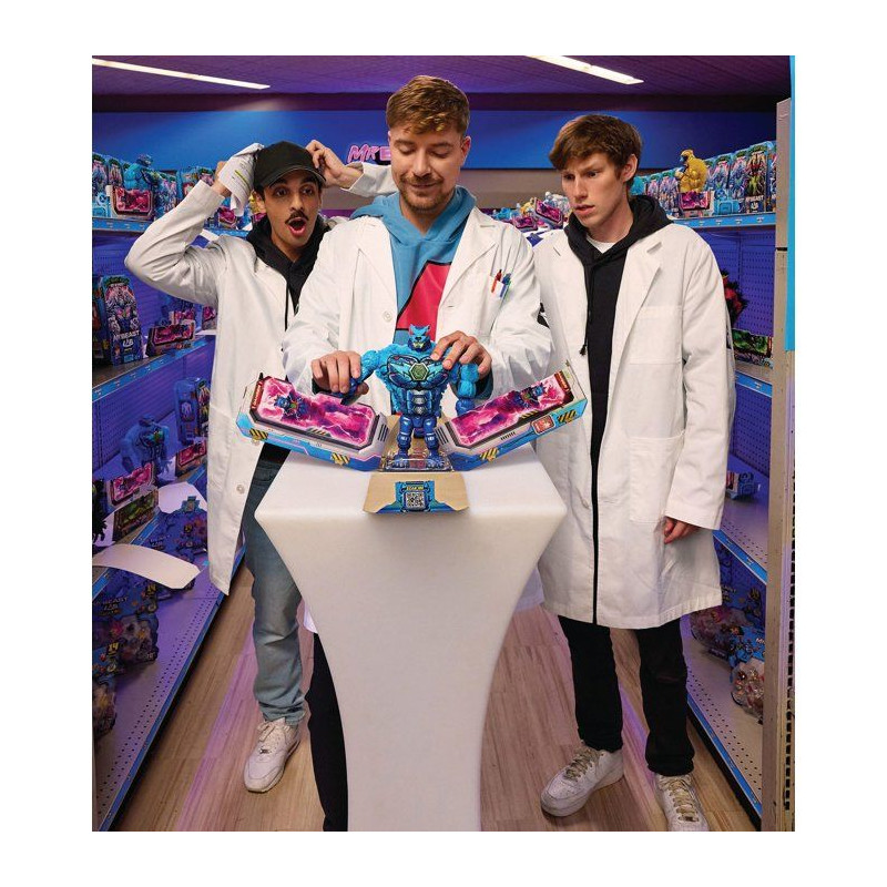 Figurine géante - MRBEAST LAB - Mega Mutator Panthar - 23 cm - Effet