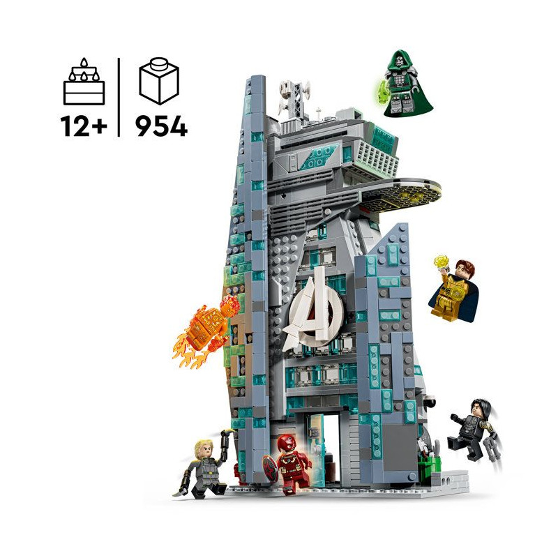 LEGO | Marvel 76352 Avengers : Doomsday La Nouvelle Tour des Avengers