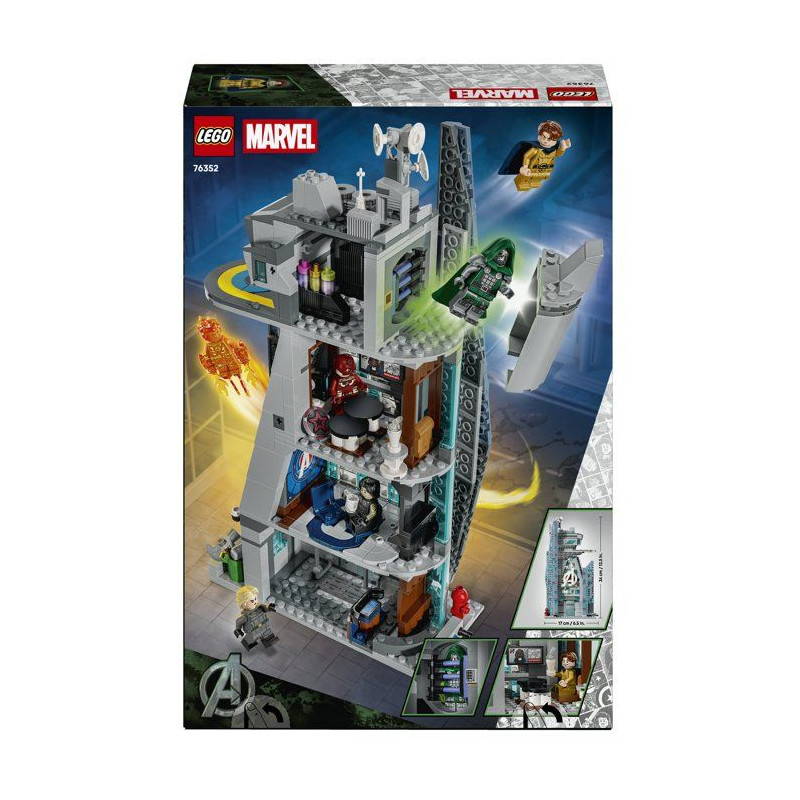 LEGO | Marvel 76352 Avengers : Doomsday La Nouvelle Tour des Avengers