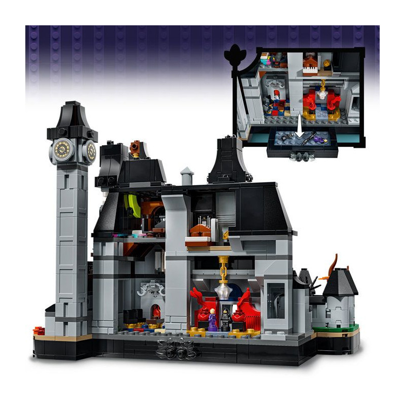 LEGO Mercredi 76788 L'Académie Nevermore - Maquette d'École avec 3 F
