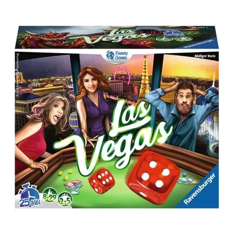 RAVENSBURGER Las Vegas Board Game and Ambience
