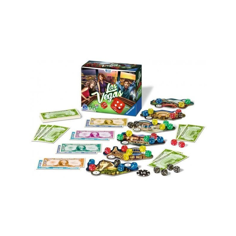 RAVENSBURGER Las Vegas Board Game and Ambience