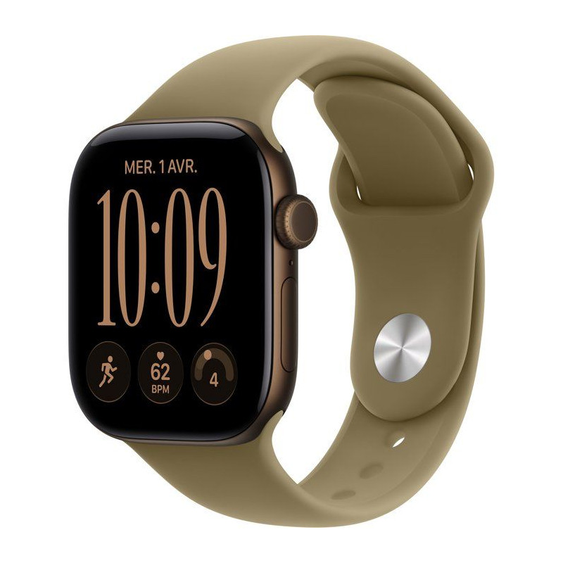 APPLE Watch Series 12 GPS - 42mm - Boîtier Dark Bronze Aluminium - Br