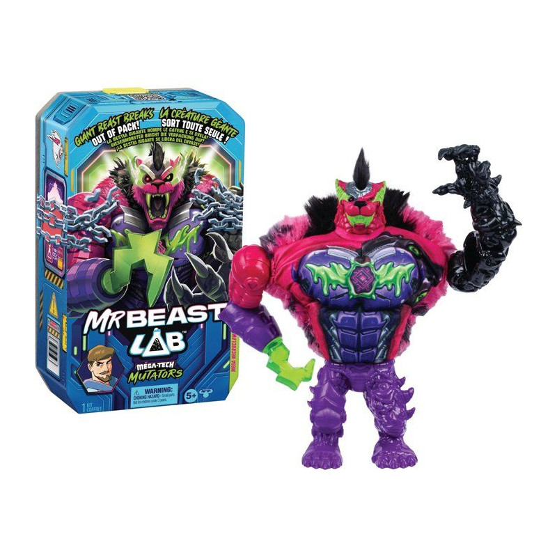 Figurine géante - MRBEAST LAB - Mega Mutator Necroclaw - 23 cm - Effe