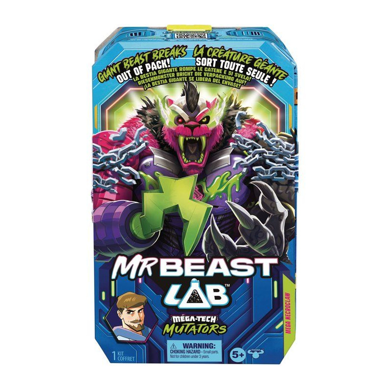 Figurine géante - MRBEAST LAB - Mega Mutator Necroclaw - 23 cm - Effe