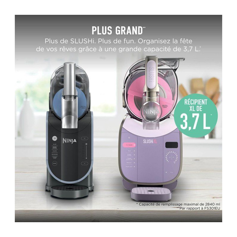 Machine à boissons glacées et granitées NINJA - Slushi XL FS601EUPK