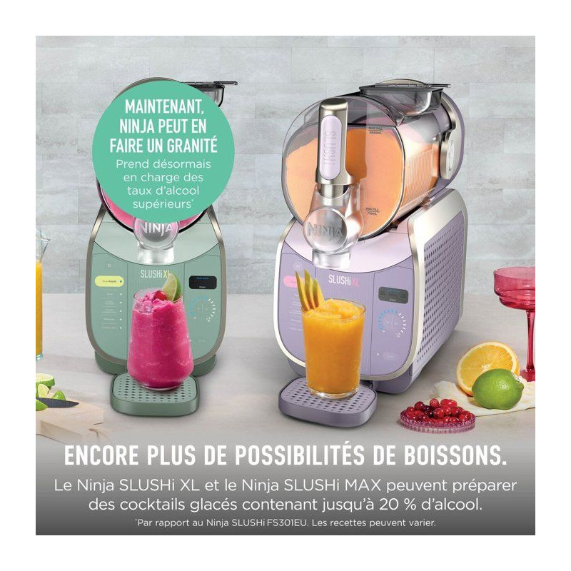 Machine à boissons glacées et granitées NINJA - Slushi XL FS601EUPK