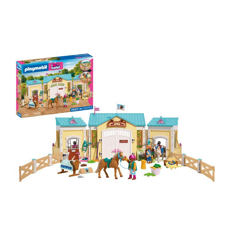 PLAYMOBIL I love horses 72127 Grand centre équestre & 2 chevaux