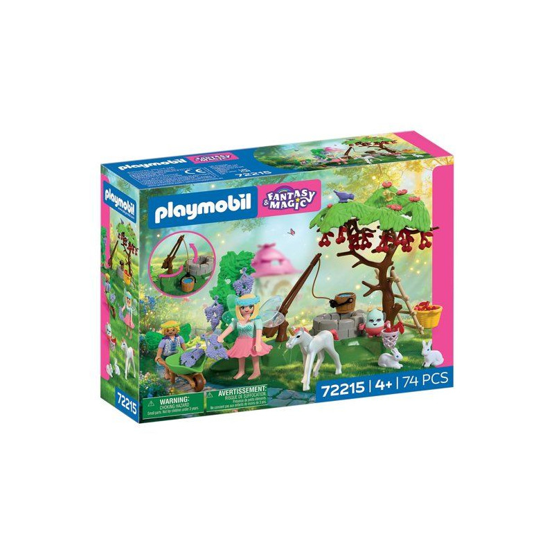 PLAYMOBIL 72215 Jardin féérique avec bébé licorne, Fantasy & Magic