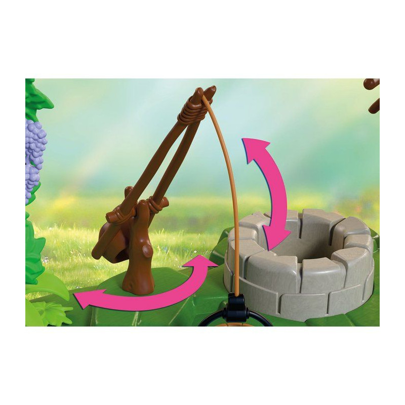 PLAYMOBIL 72215 Jardin féérique avec bébé licorne, Fantasy & Magic