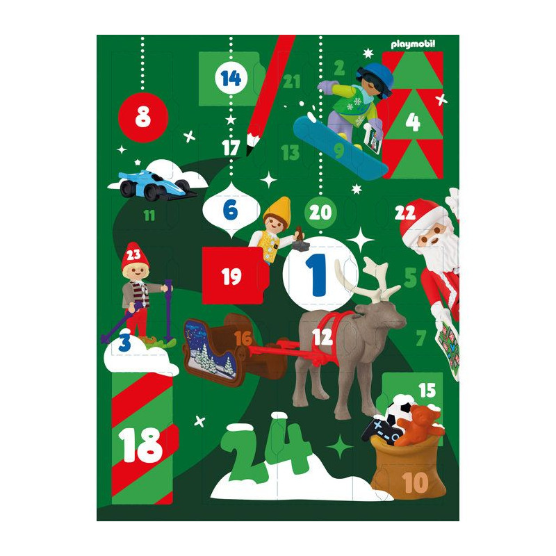 PLAYMOBIL 72226 Calendrier de l'Avent: Lutin de Noël