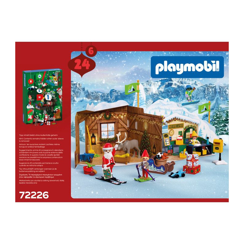 PLAYMOBIL 72226 Calendrier de l'Avent: Lutin de Noël
