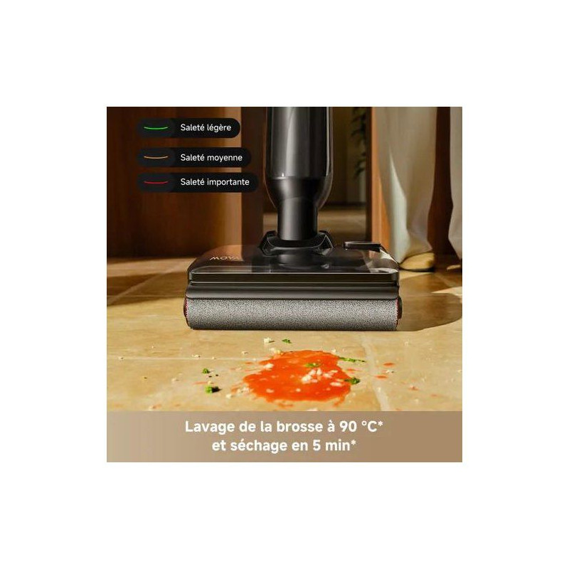 Aspirateur balai laveur - MOVA M50 - 22 000 Pa - 46 min - 800 ml - Noi