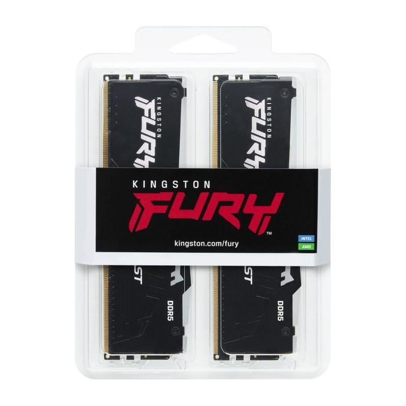 Mémoire DDR5 - KINGSTON - FURY Beast RGB EXPO - 32 Go (2 x 16 Go) - 6
