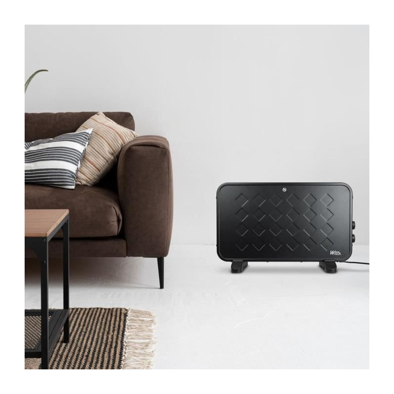 Convecteur mobile avec soufflerie - 2000 W - WARMTECH - WTTC2000TV-BL2