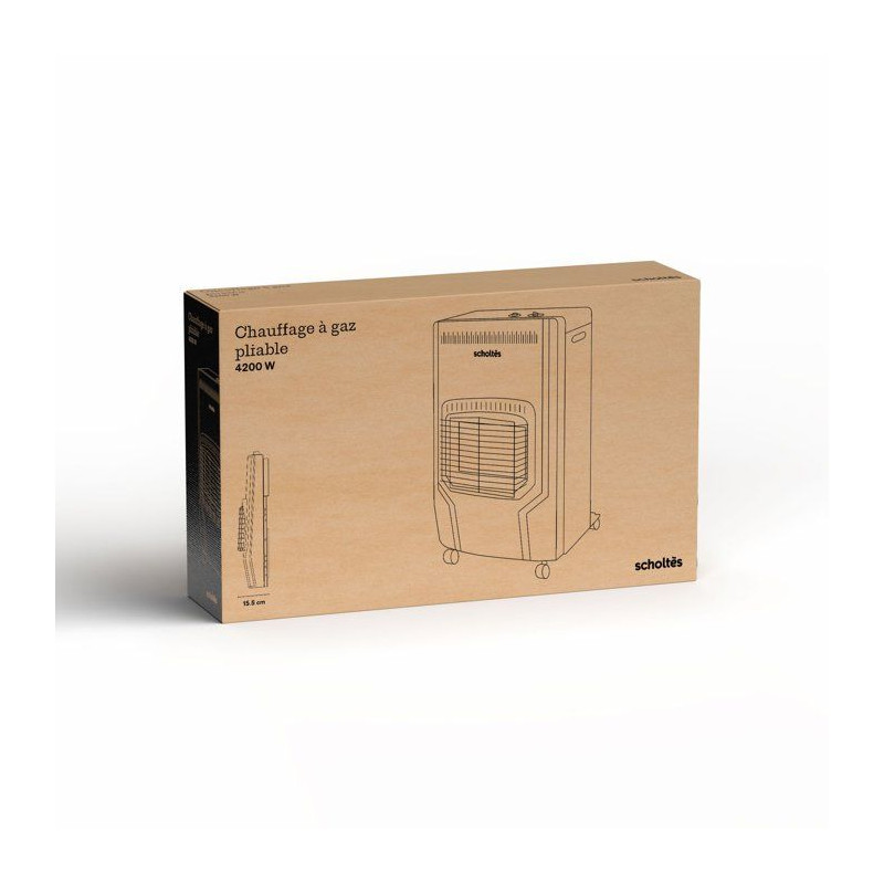 Chauffage à gaz pliable - Scholtes - SCGP555 - Puissance 4200 W - Tec