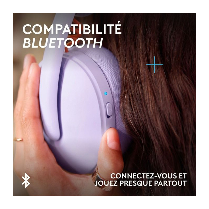 Casque gamer - Sans fil - Logitech G - G325 - Lilas