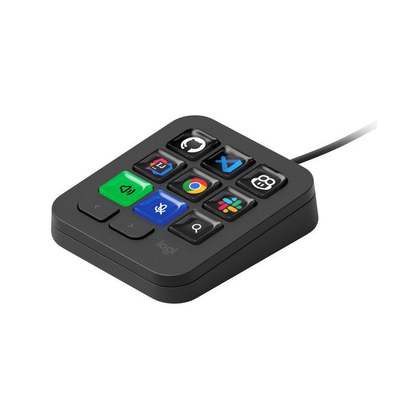 Pavé macro programmable - Filaire - Logitech - MX Keypad - Graphite