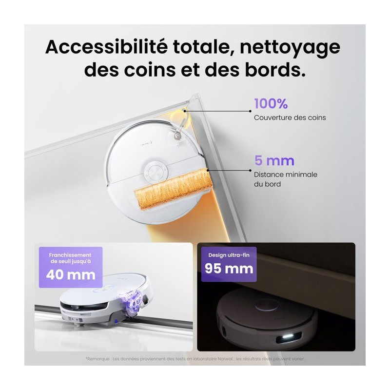 NARWAL Freo 20 - Robot Aspirateur Laveur - 31 000 Pa - Station autonet
