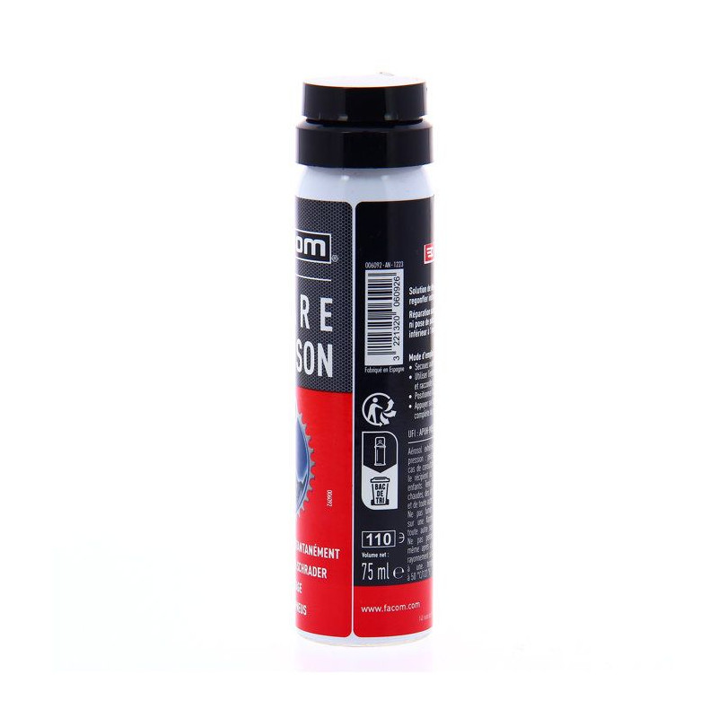 Répare-crevaison vélo - FACOM - 006092 - 75 ml - Répare et regonfle