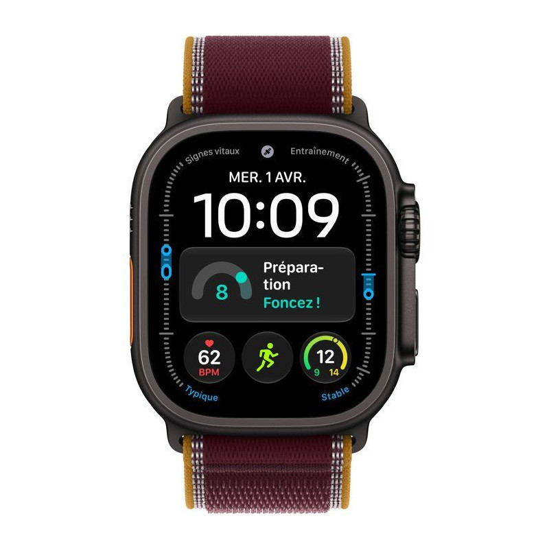 APPLE Watch Ultra 4 GPS + Cellular - 49mm - Boîtier Black Titanium -