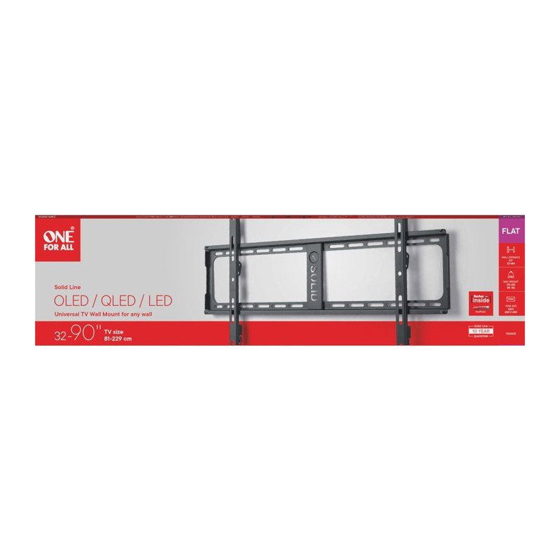 Support mural TV - SOLID - WM4615 - Fixe - Distance au mur 23 mm - TV