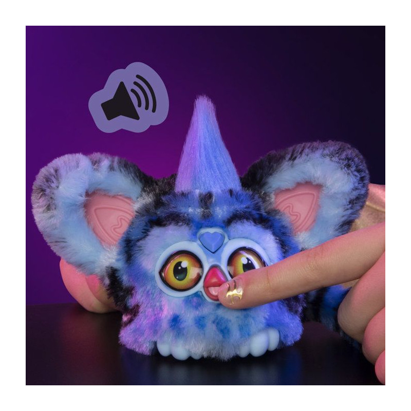 Furby Furblets Derpy le tigre, KPop Demon Hunters, mini peluche élect