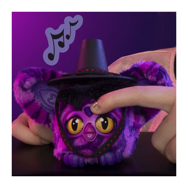 Furby Furblets Démon Saja Boy, KPop Demon Hunters, mini peluche élec