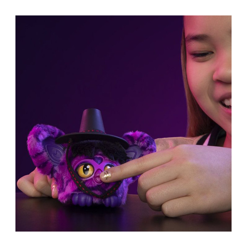 Furby Furblets Démon Saja Boy, KPop Demon Hunters, mini peluche élec