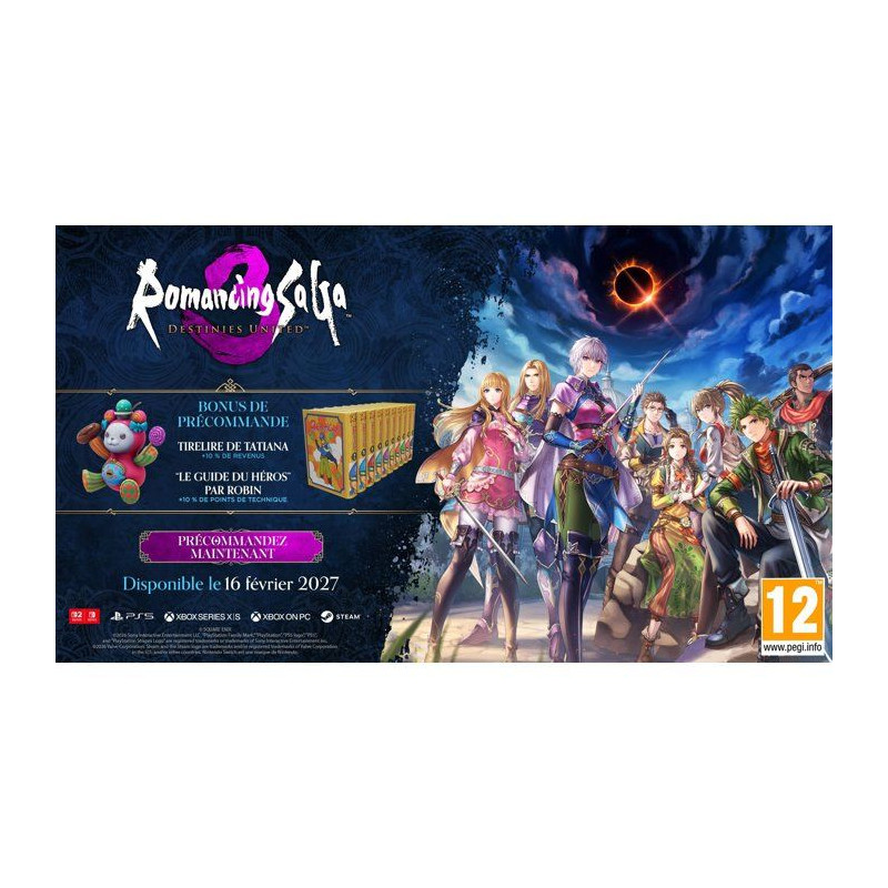 Romancing SaGa 3: Destinies United • Jeu Nintendo Switch 2