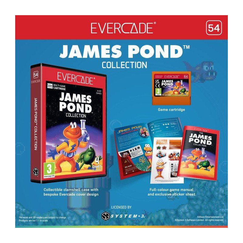 James Pond Collection - Cartouche - 4 jeux classiques inclus - Jeu Eve