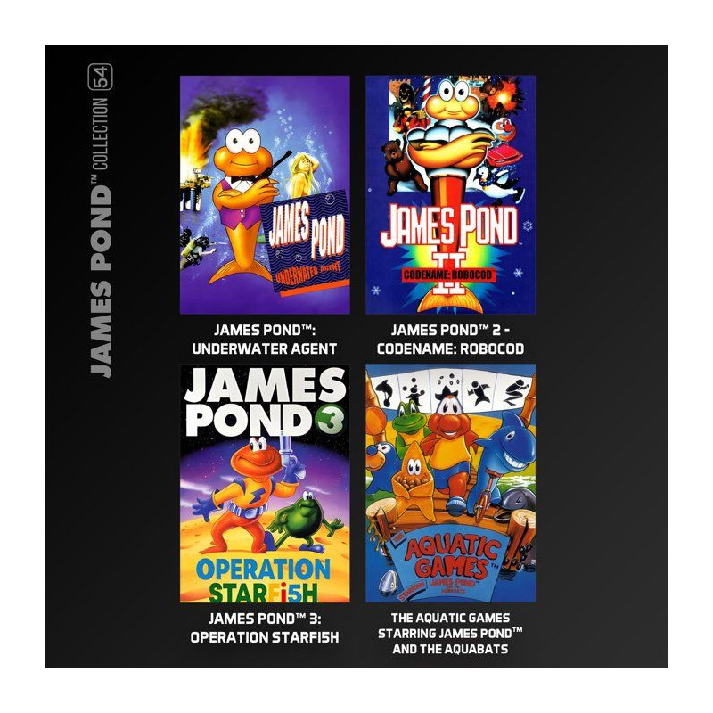 James Pond Collection - Cartouche - 4 jeux classiques inclus - Jeu Eve
