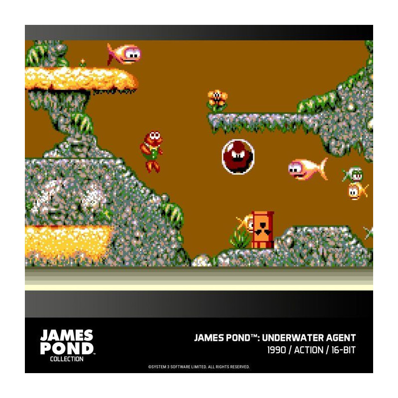 James Pond Collection - Cartouche - 4 jeux classiques inclus - Jeu Eve
