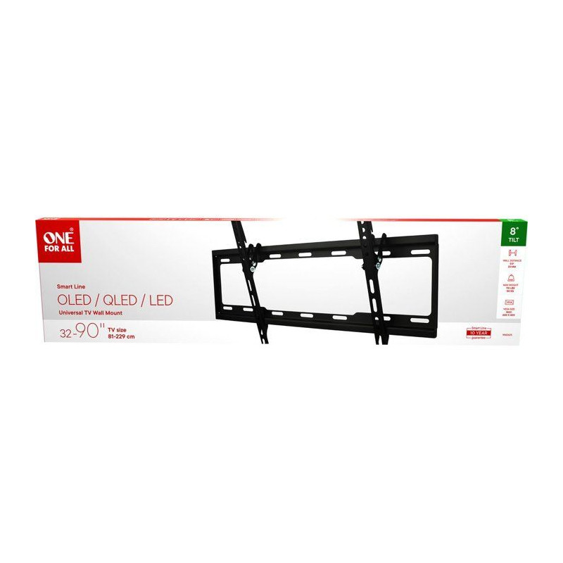 Support mural TV - SMART - WM2625 - Inclinable 8° - TV 32 a 90 pouces