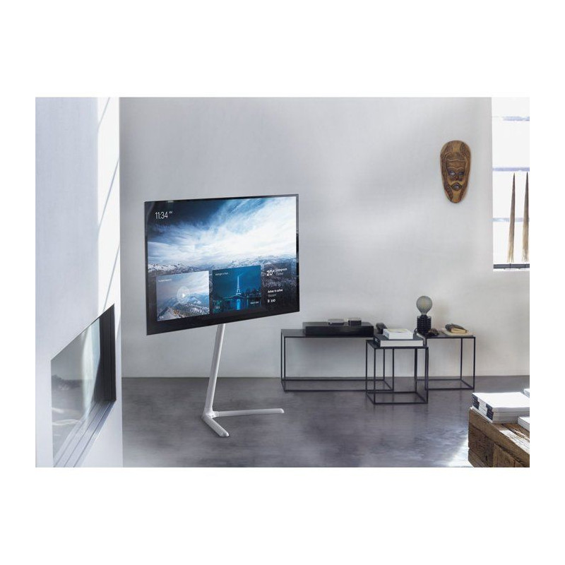 Support TV sur pied - FLOATING STAND XL - WM7651 - Blanc - TV jusqu'a