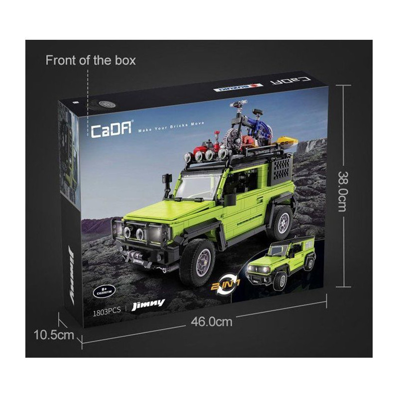 Véhicule a construire - CADA - Suzuki Jimny 1:12 - 1803 pieces - Acce