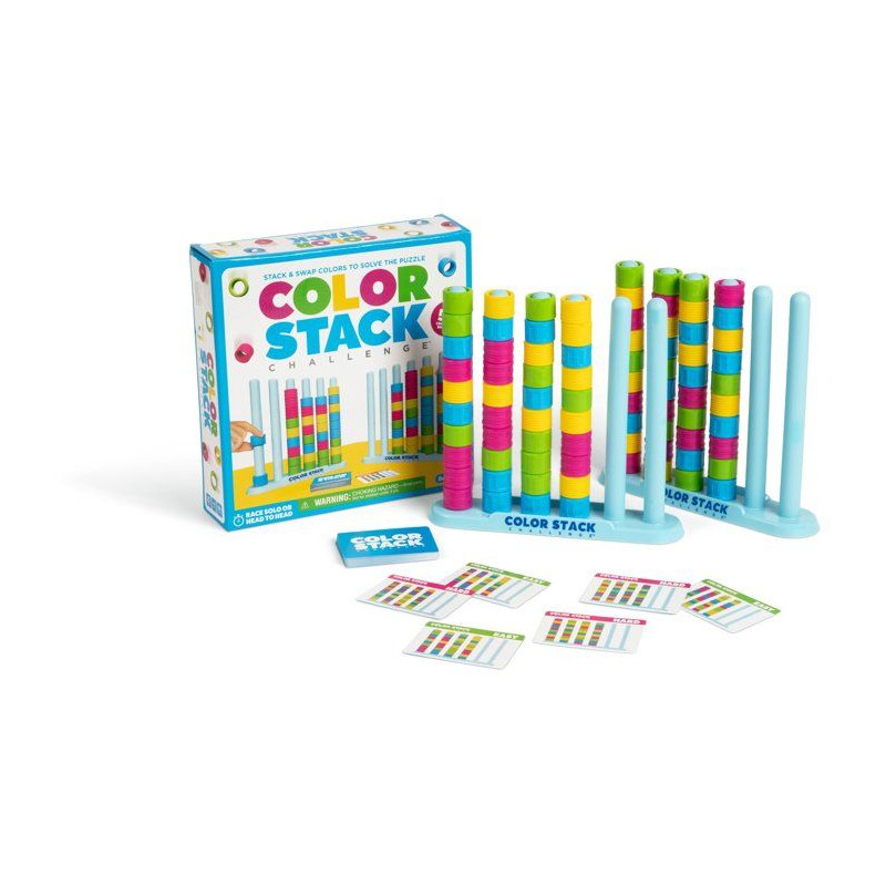 Jeu de réflexion - Color Stack - Défis de rapidité - Mode solo et d