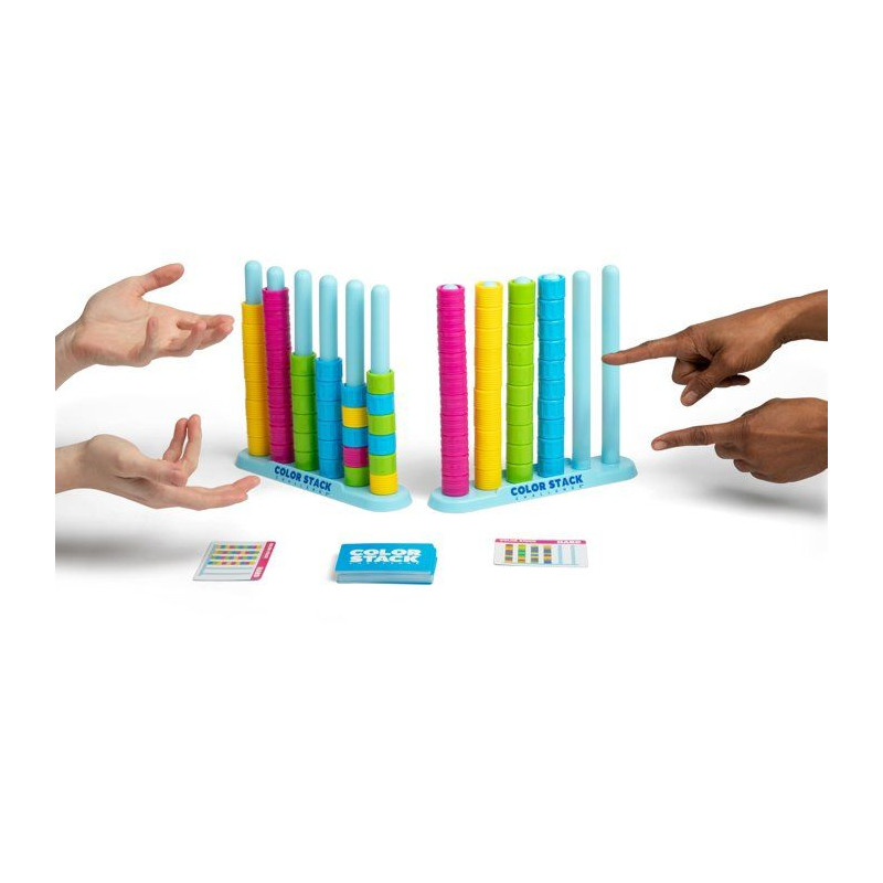 Jeu de réflexion - Color Stack - Défis de rapidité - Mode solo et d