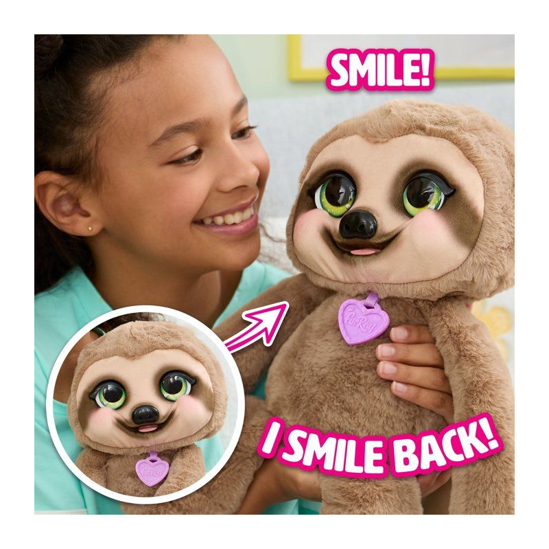Peluche interactive paresseux - furReal Friends - Snuggles - Plus de 5