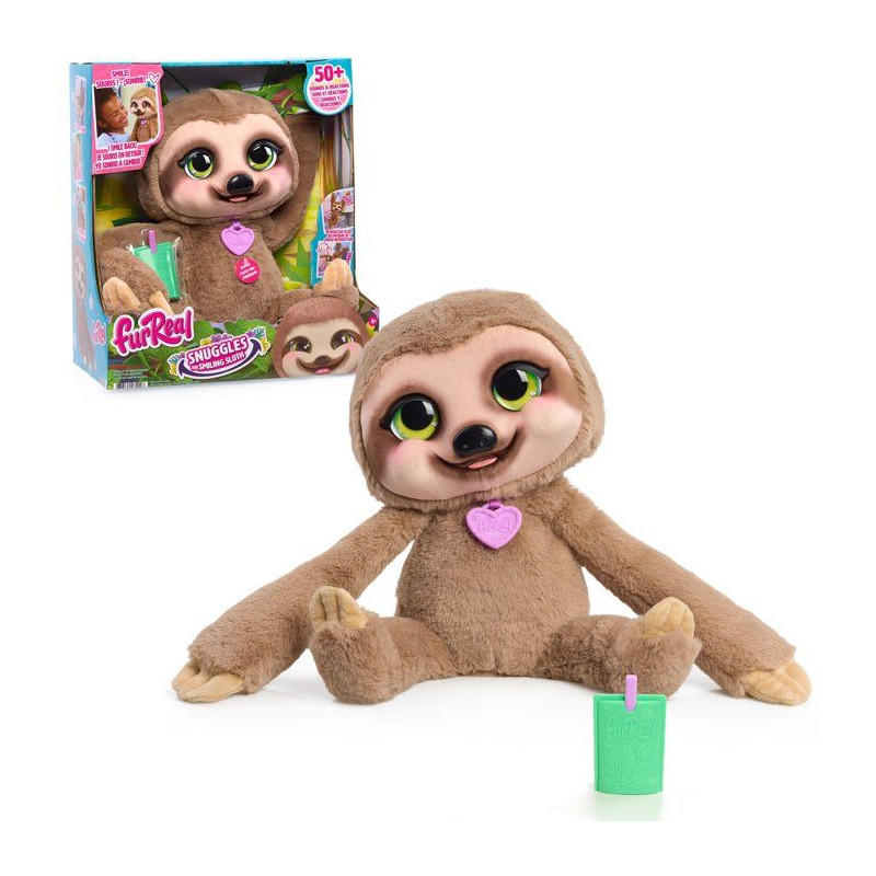 Peluche interactive paresseux - furReal Friends - Snuggles - Plus de 5