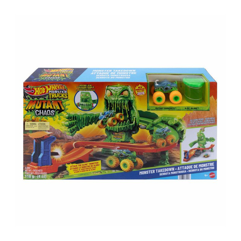 Coffret de jeu - HOT WHEELS Monster Trucks - Combat Monstrueux Mutant