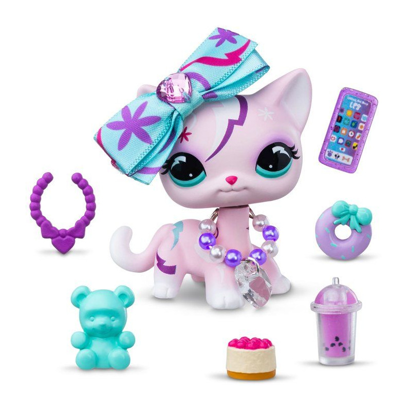 Coffret figurines - LITTLEST PET SHOP - Sweet & Stylish BF00747 - 4 fi