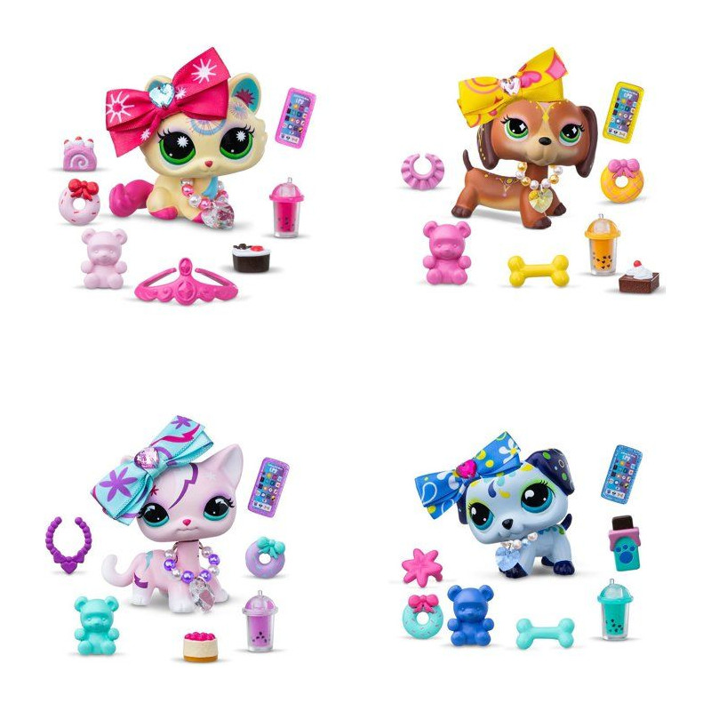 Coffret figurines - LITTLEST PET SHOP - Sweet & Stylish BF00747 - 4 fi