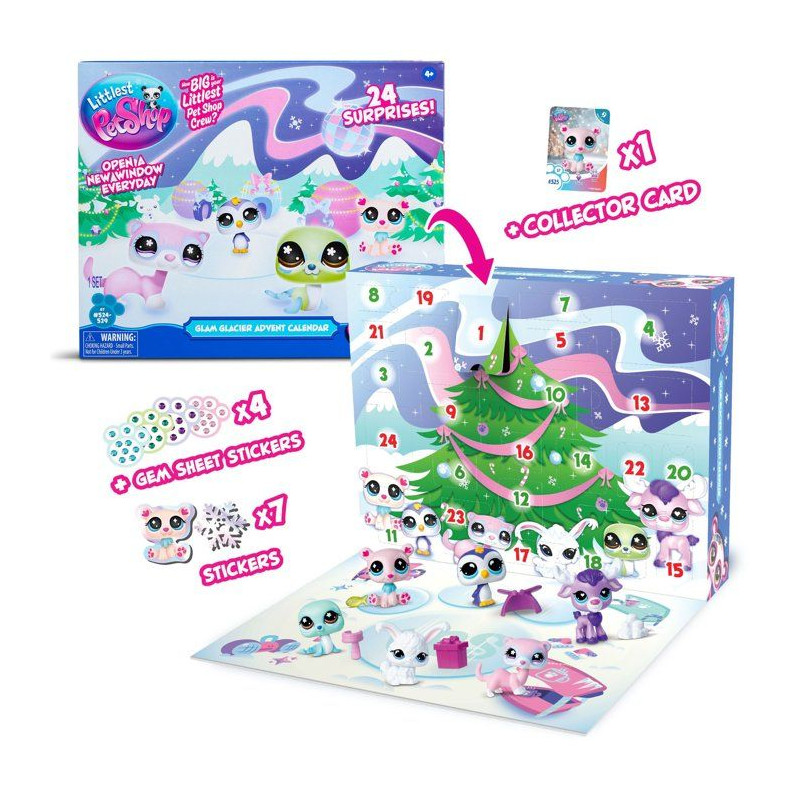 Calendrier de l'Avent - LITTLEST PET SHOP - BF01148 - 24 surprises - F