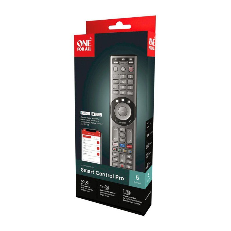 Télécommande universelle - Smart Control Pro - 5en1