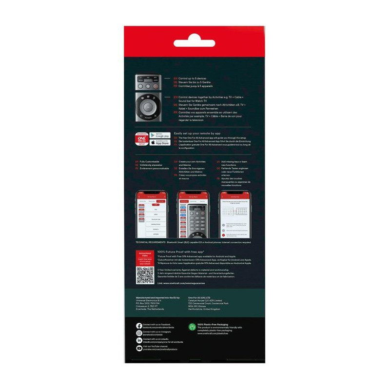Télécommande universelle - Smart Control Pro - 5en1