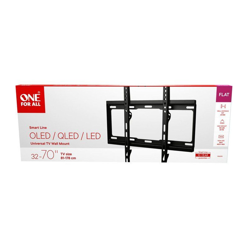 Support mural TV - SMART - WM2415 - Fixe - TV 32 a 70 pouces