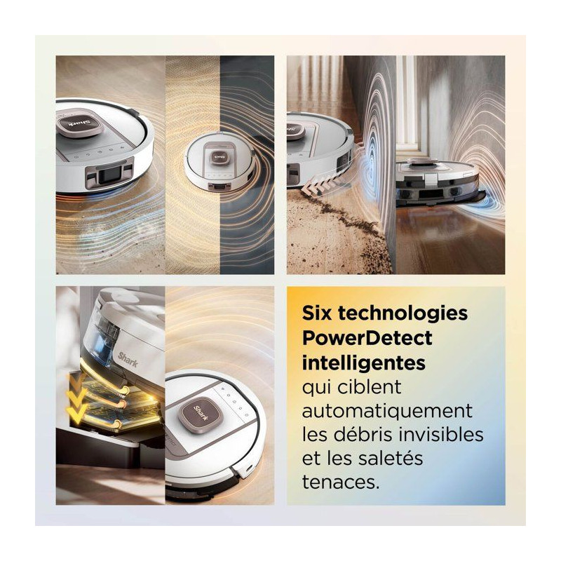 Robot aspirateur laveur - SHARK - PowerDetect ThermaCharged AV2900XEEU