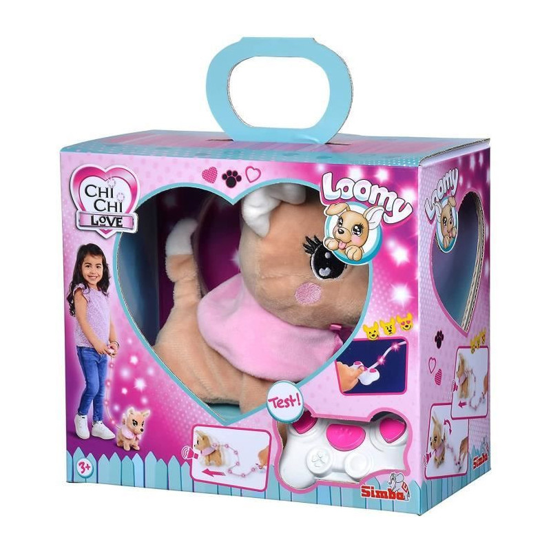 Chihuahua Chi Chi Love Loomy Plush Toy - 20 cm - Wire-guided Plush Toy